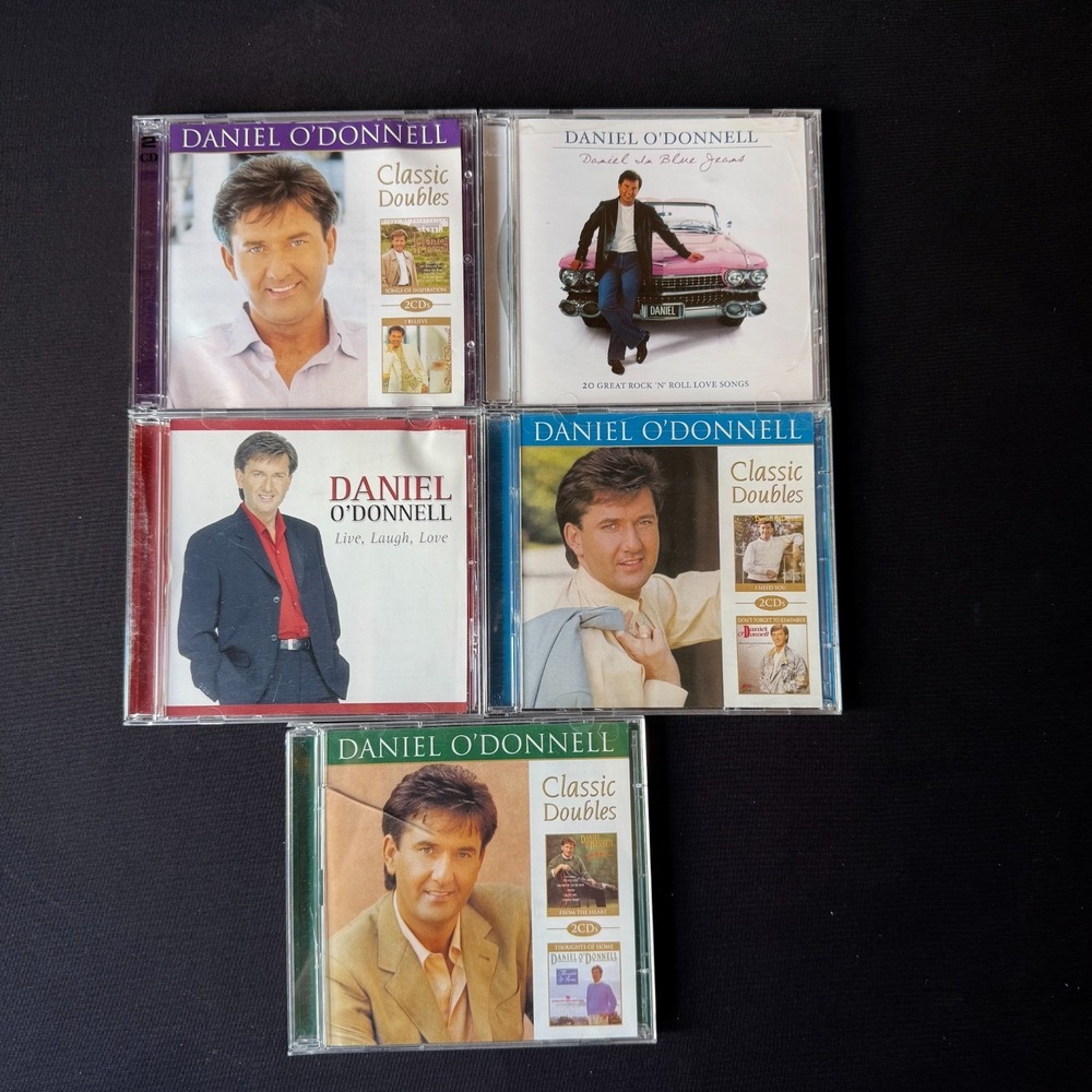 Daniel O'Donnell CD Lot 5 Classic Doubles Live Laugh Love Songs Collection